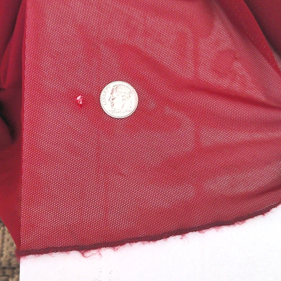 Faviana Lace Appliqued Long Mesh V-Neck Dress - Picture 11 of 11